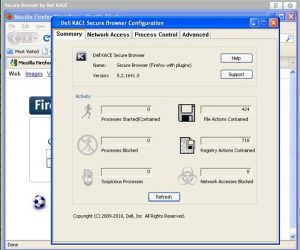 Dell's new Kace secure browser.