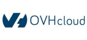 The OVHcloud company logo: a dark blue angular mark beside the word "OVHcloud".